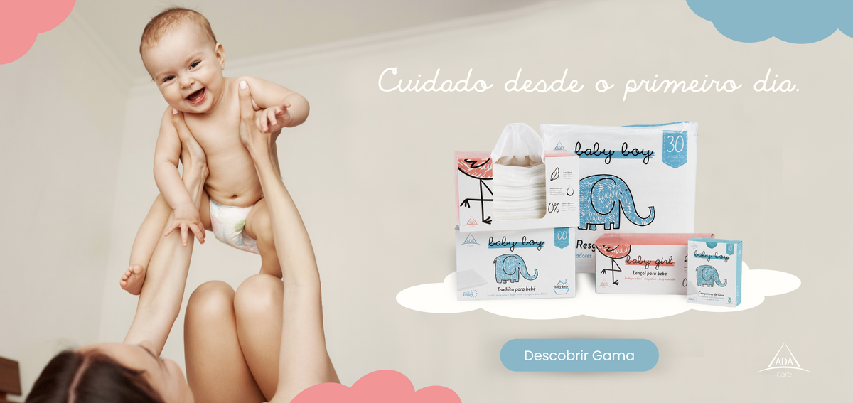 Cuidado Desde o Primeiro Dia, Conheça a nossa coleção de cuidados de bebé
