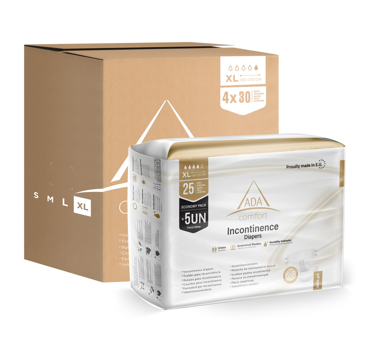 Caixa de Fralda para Adulto