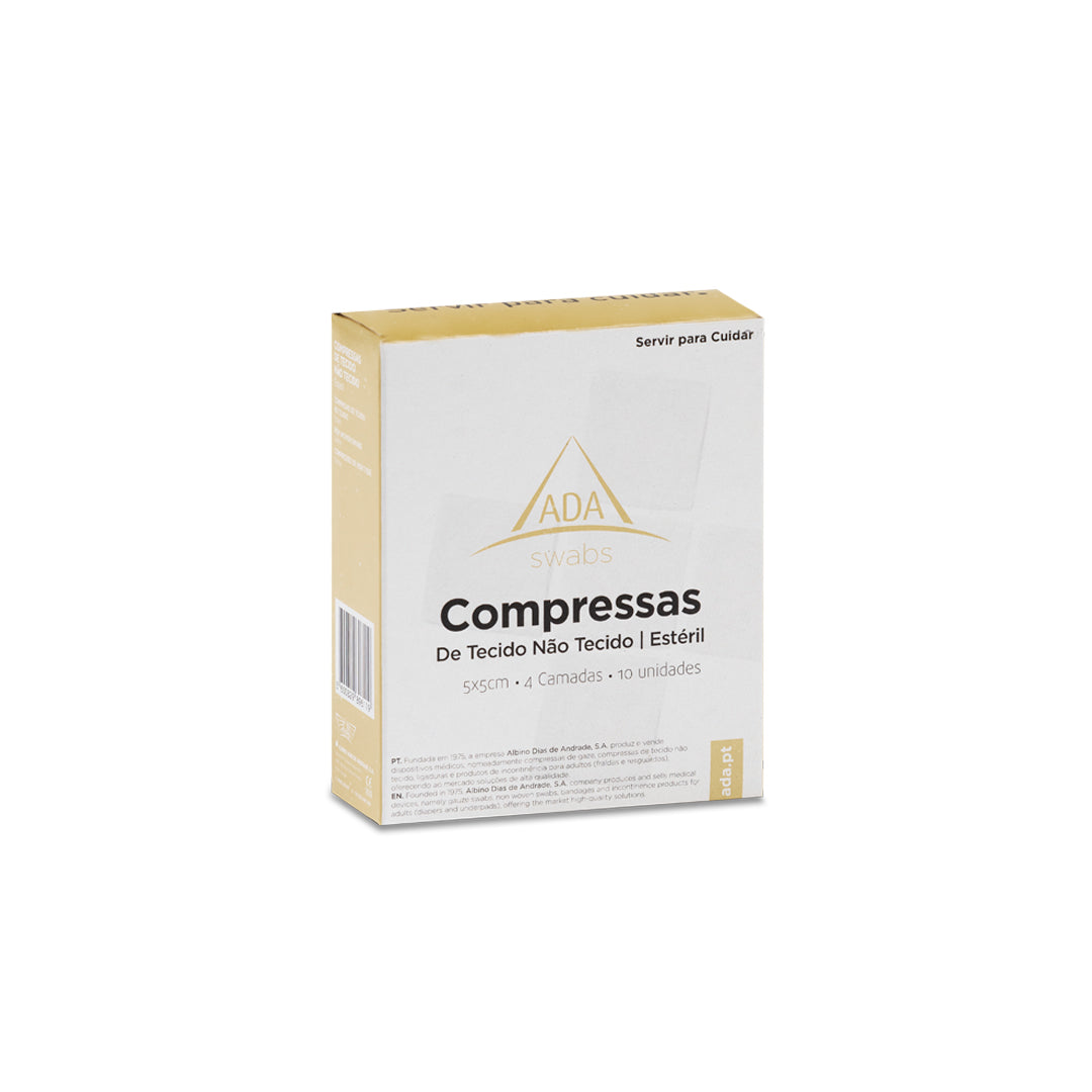 Compressas de TNT Esterilizadas 5X5cm