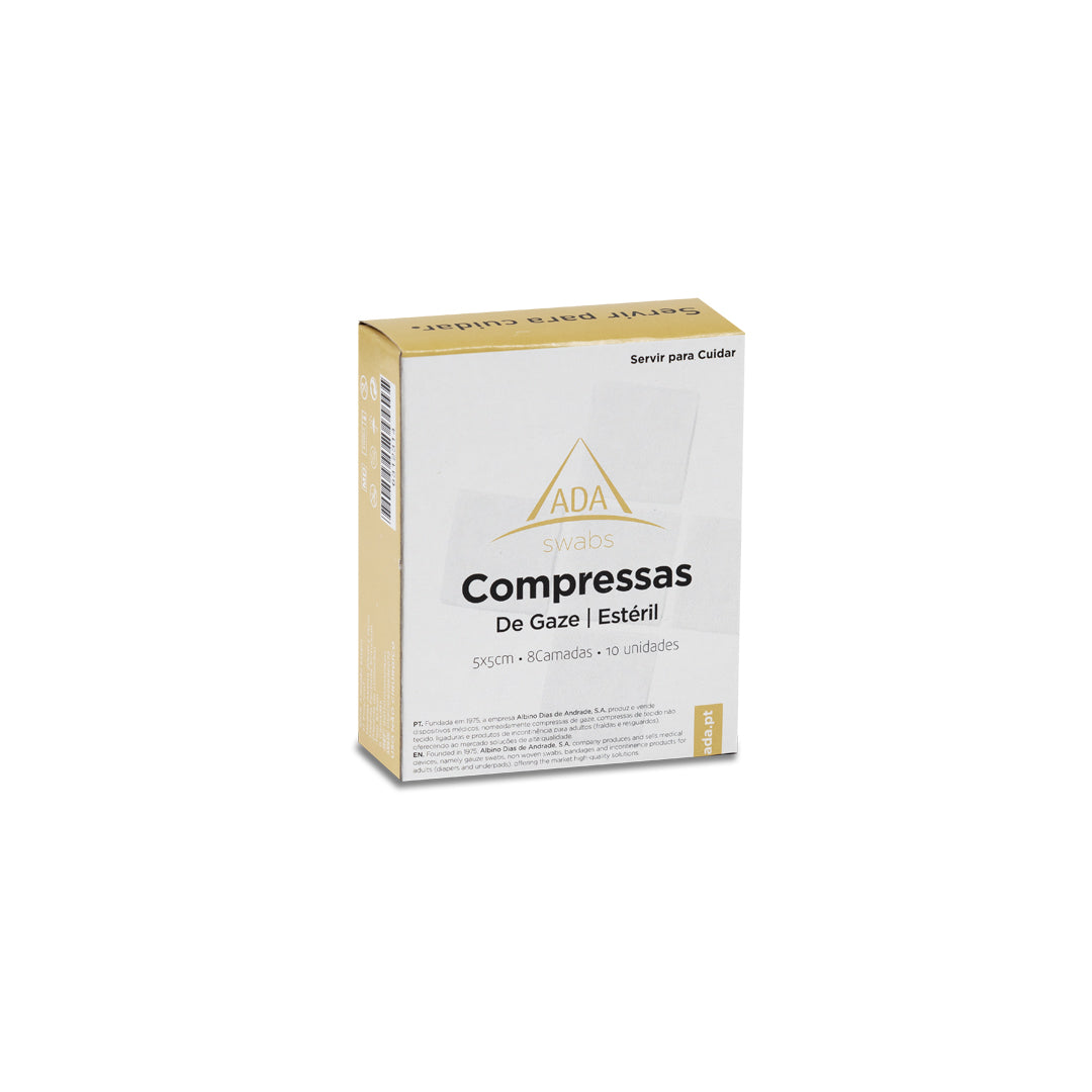 Compressas de Gaze Esterilizadas 5x5cm (10un)