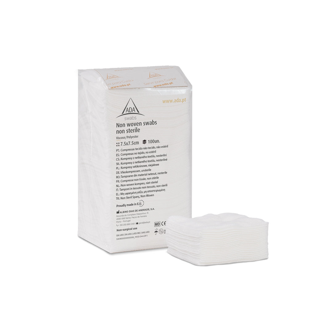 Compressas TNT 7.5x7.5cm Não Estéril