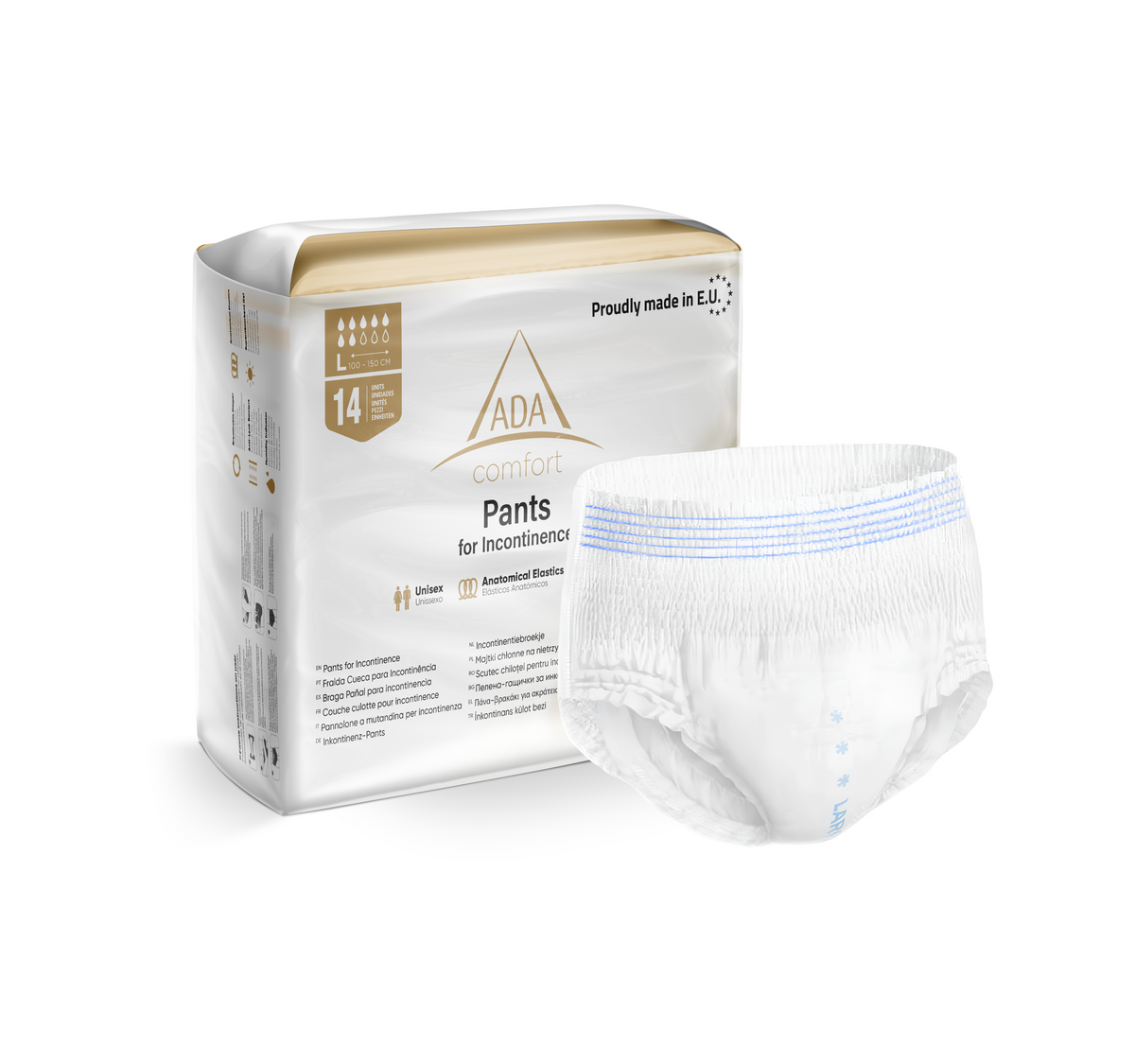 Cueca Fralda para Adulto - 14 unidades
