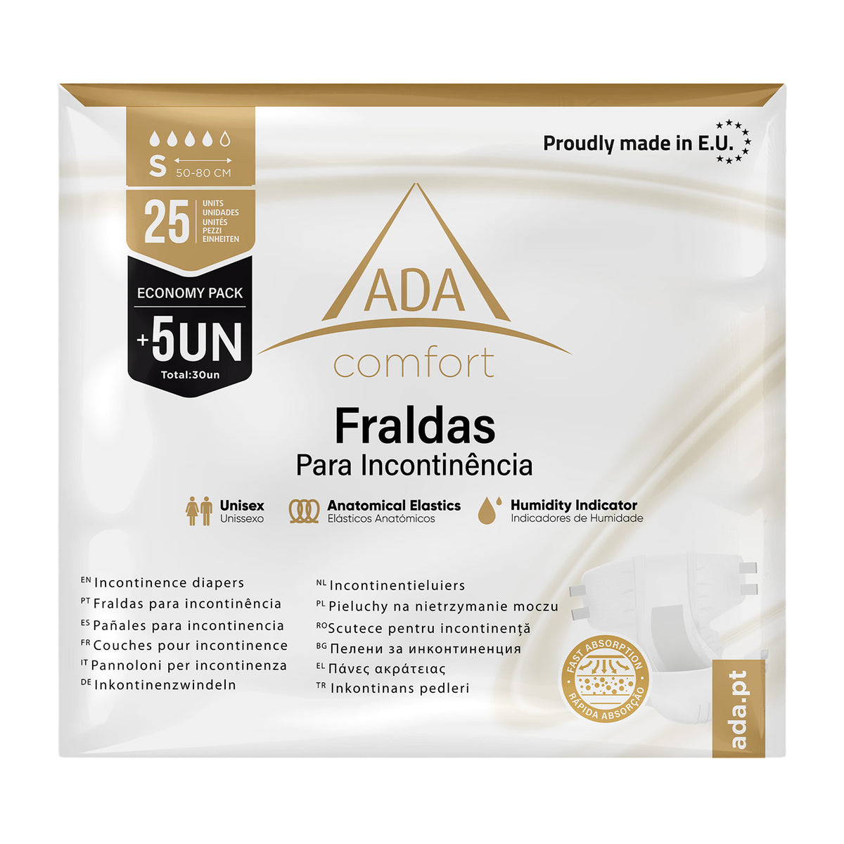 Fralda para Adulto S - ADA Comfort