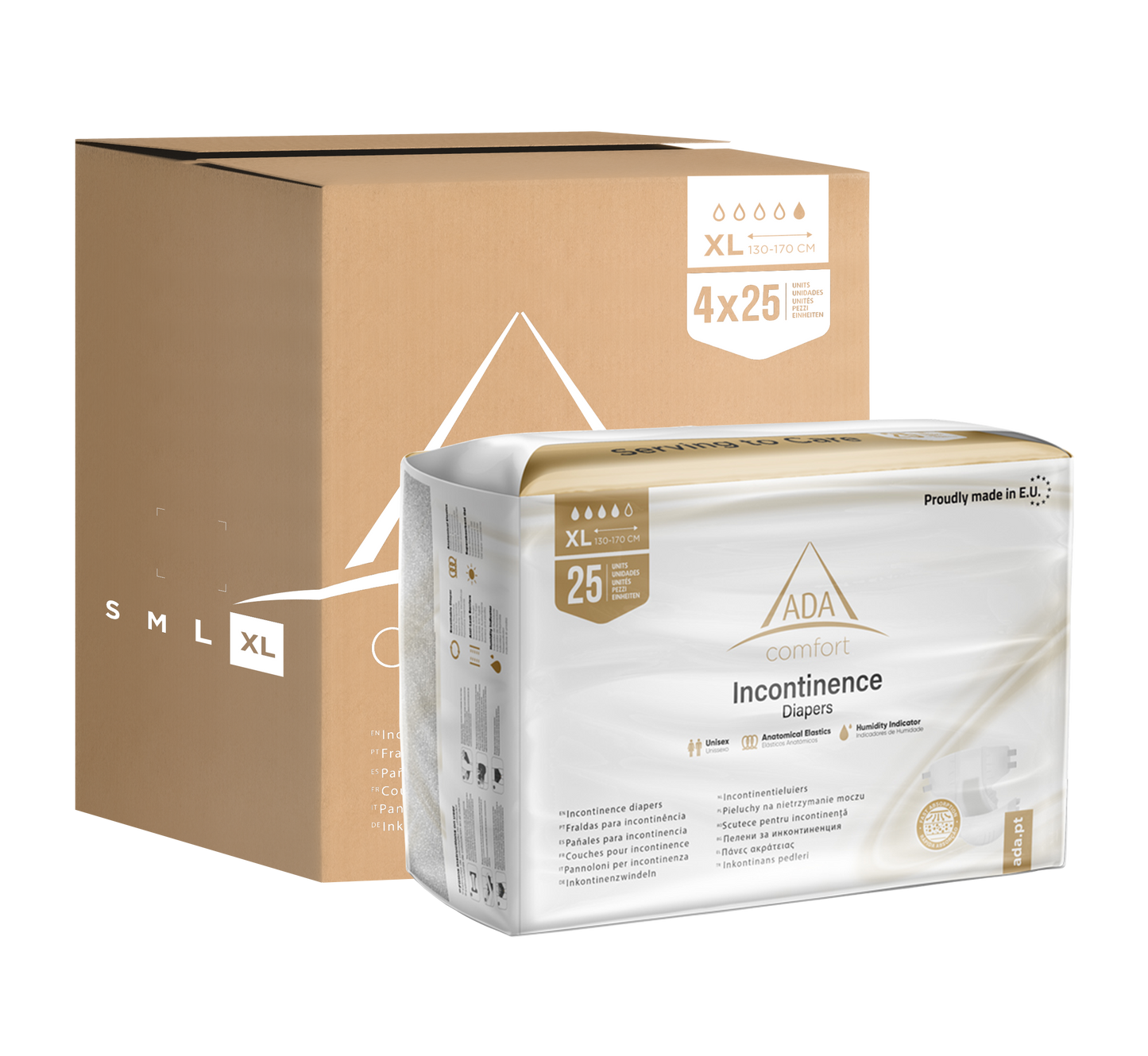Fralda Tam XL - 4x25 unidades
