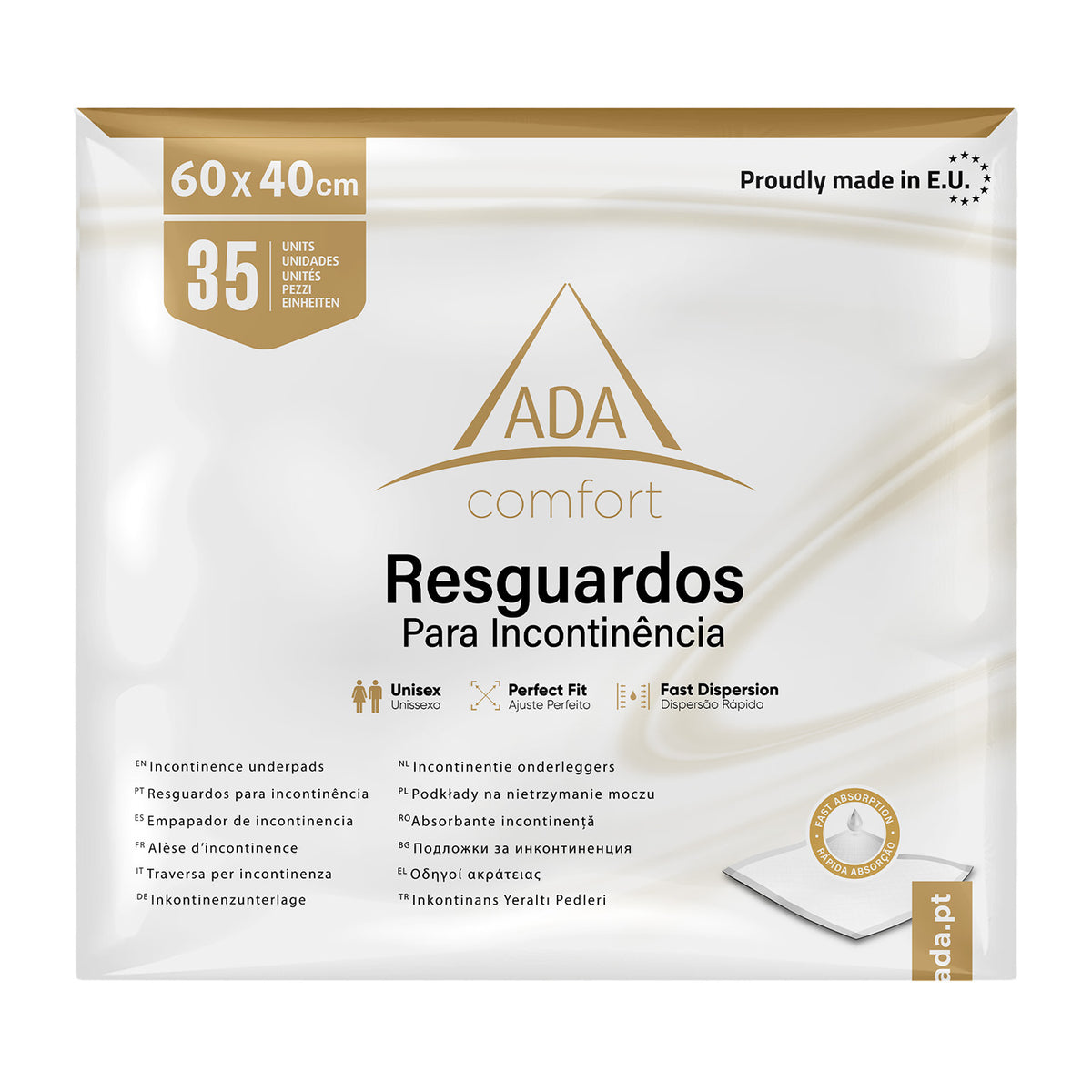 Resguardos Absorventes 60x40cm