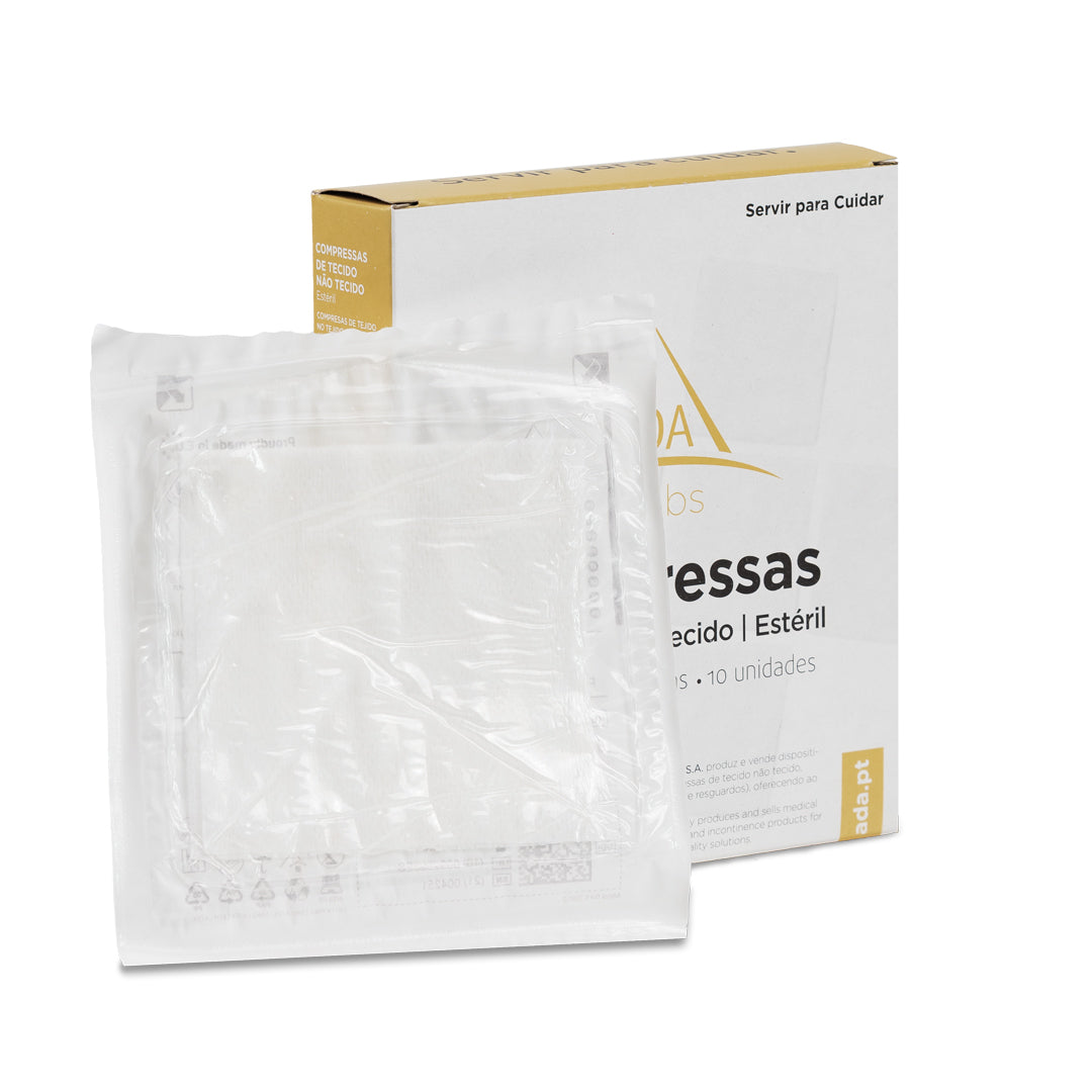 ADA Store | Compressas de TNT 10x10cm | Estéreis 10 un