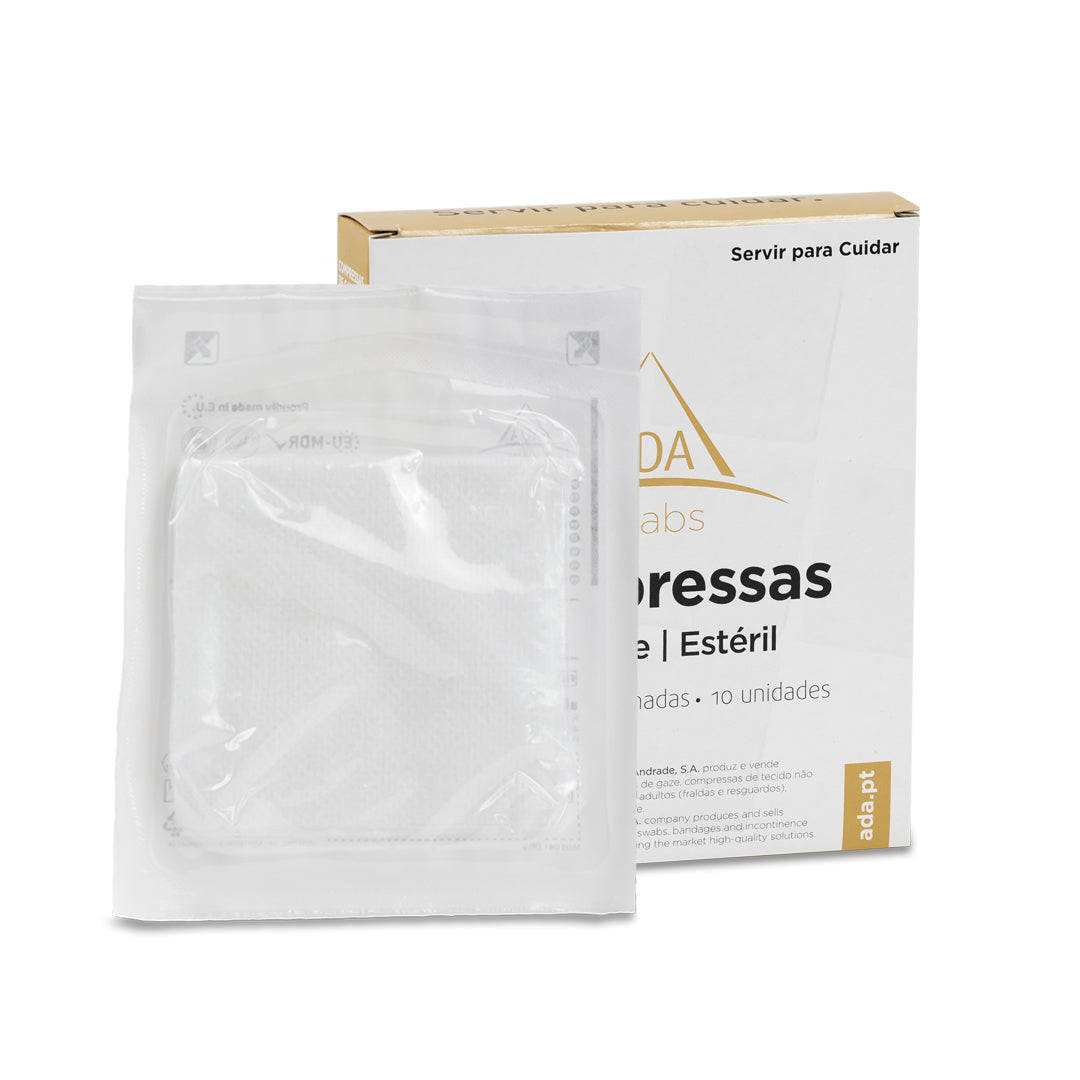 Compressas de Gaze Esterilizadas 10x10cm (10un)