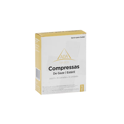 Compressas de Gaze Esterilizadas 10x10cm (10)