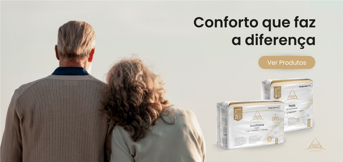 Conforto que faz a diferença, conheça as nossas soluções de produtos de incontinência