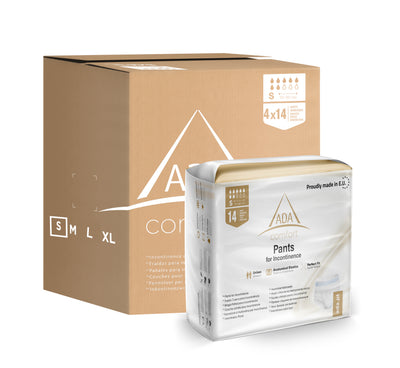 Cueca Fralda para Adulto S - 4x14 unidades