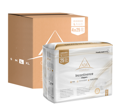 Pañales Talla L - 4x25 unidades Alta Absorción