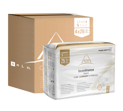 Pañal Talla S - 4x25 unidades