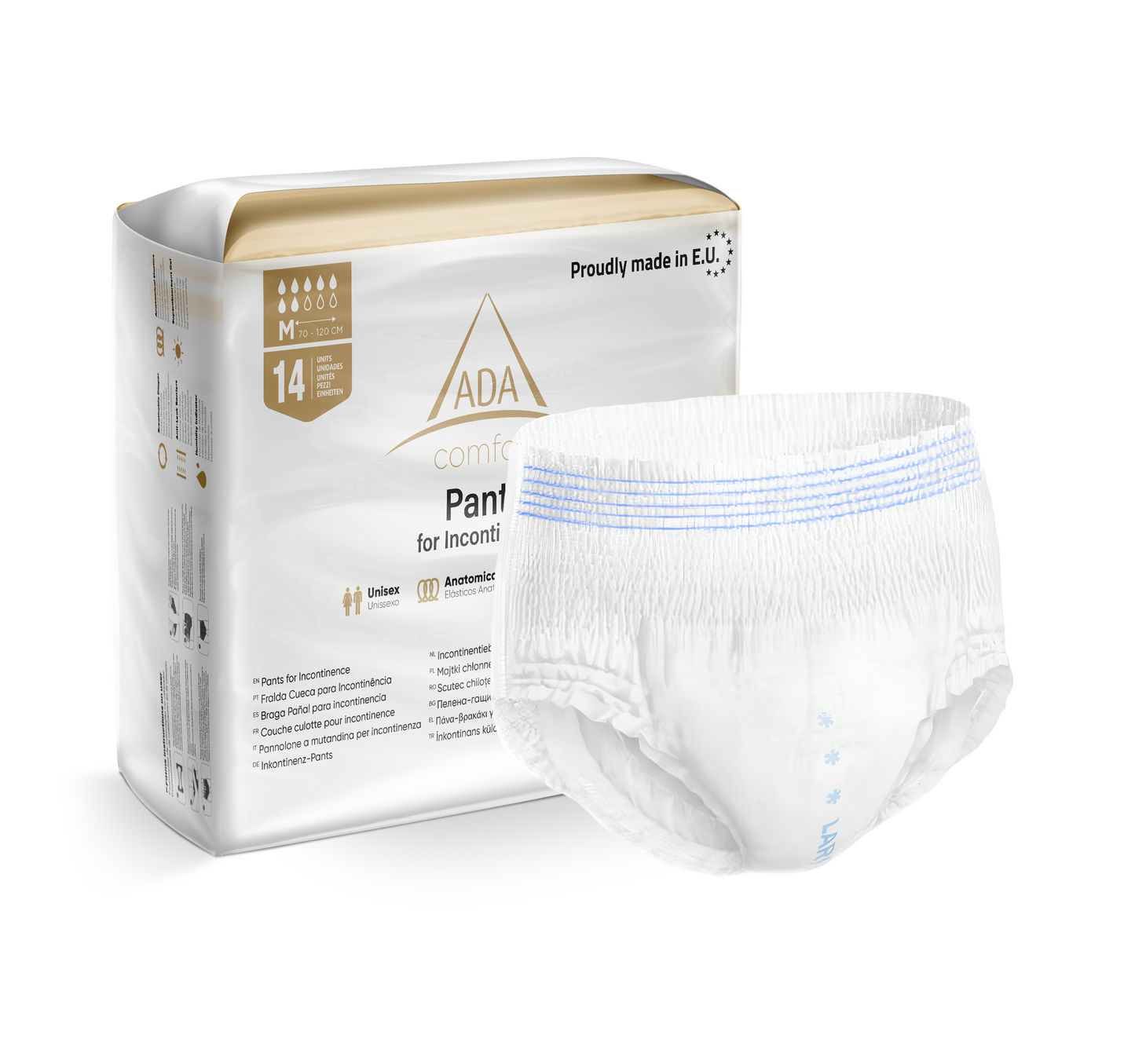 Braga pañal para adultos - 14 unidades