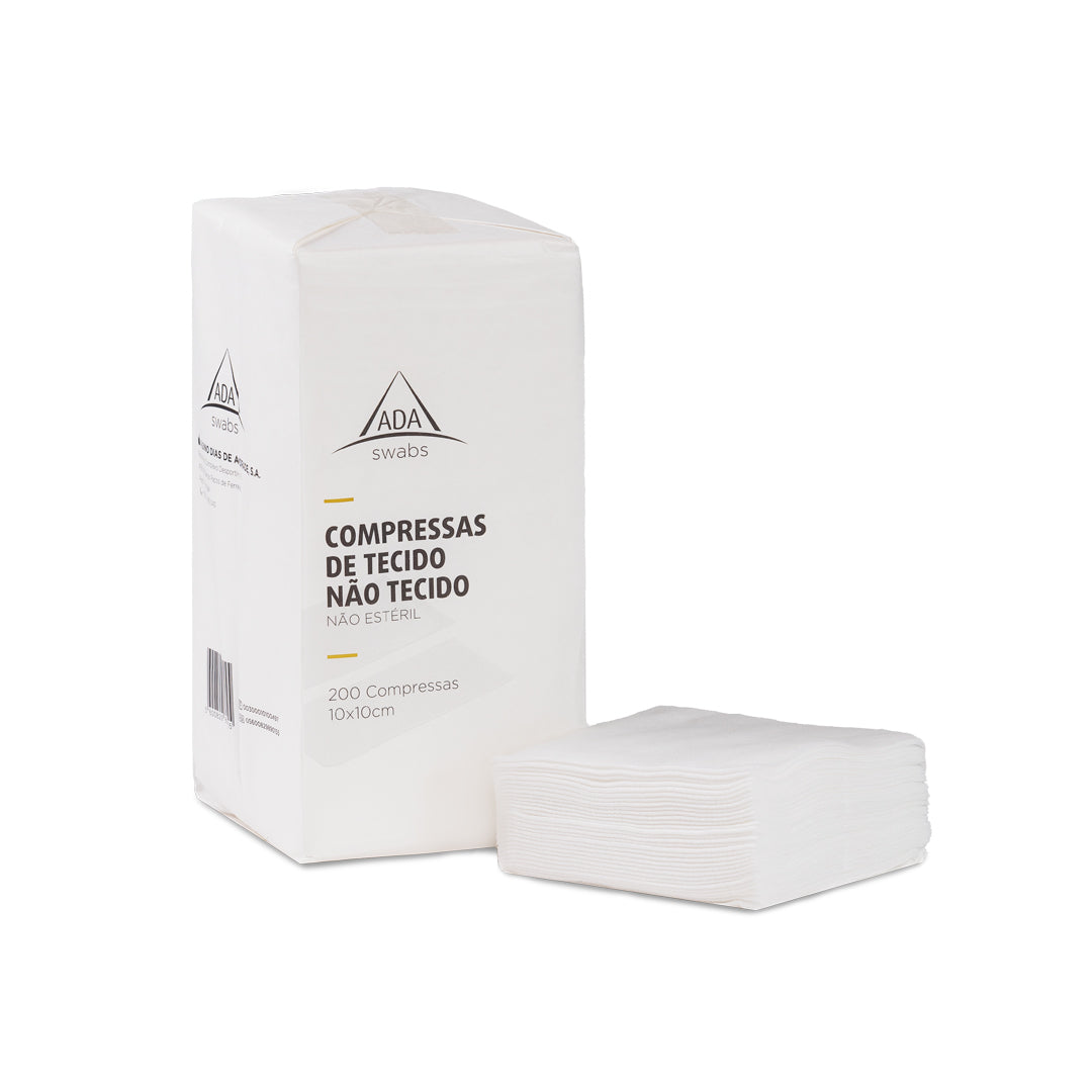 Compressas de TNT 10x10cm (200un)