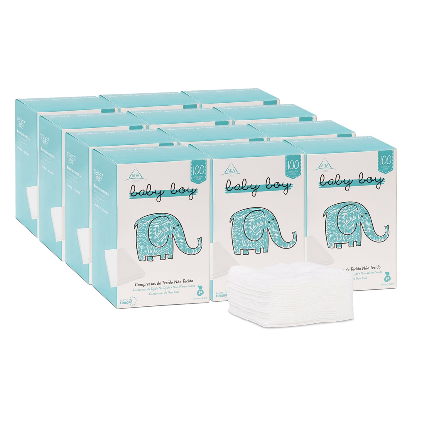 Toalhitas Secas para Bebé - Menino